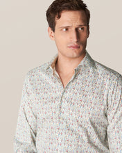 Load image into Gallery viewer, ETON 10000326001 WHITE PRINT SLIM SC SHIRT
