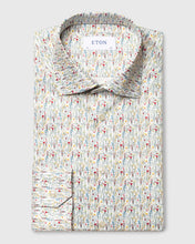 Load image into Gallery viewer, ETON 10000326001 WHITE PRINT SLIM SC SHIRT
