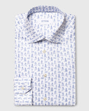 Load image into Gallery viewer, ETON 10000326125 BLUE PRINT SLIM SC SHIRT
