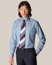 Load image into Gallery viewer, ETON 10000387427 D-BLUE STRIPE TWILL SLIM SC SHIRT
