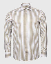 Load image into Gallery viewer, ETON 10000387465 GREEN STRIPE TWILL SLIM SC SHIRT
