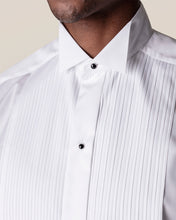 Load image into Gallery viewer, ETON 6315305100 WHITE FRENCH CUFF SLIM PLISSE TUXEDO EVENING SHIRT
