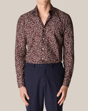 Load image into Gallery viewer, ETON 10000394057 MAROON PRINT SLIM SC SHIRT
