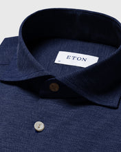 Load image into Gallery viewer, ETON 10000351326 DENIM SLIM SC JERSY SHIRT

