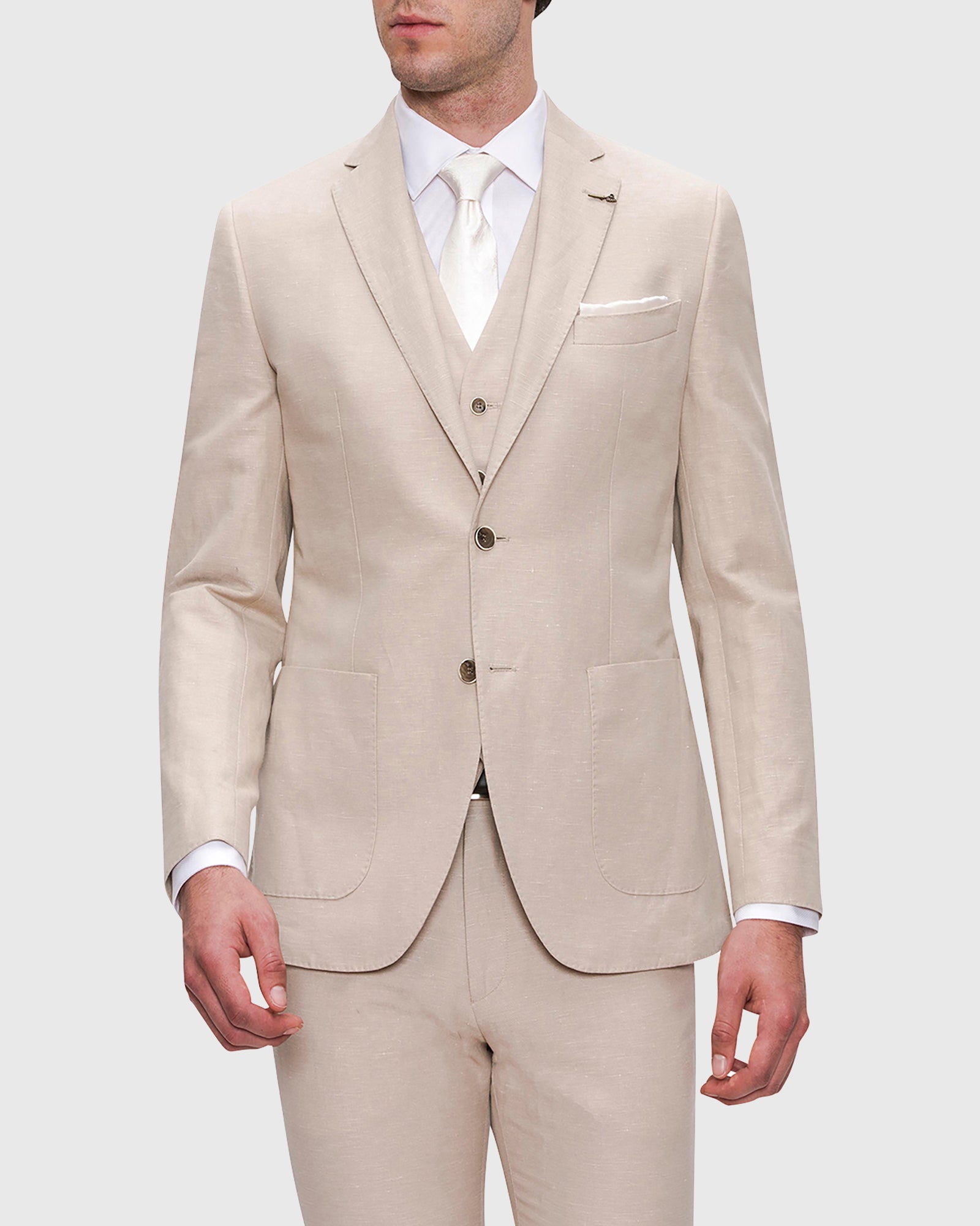 JOE BLACK QUEST FJD800-J SAND SUIT JACKET