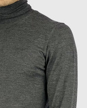Load image into Gallery viewer, VISCONTI W23R CHARCOAL WOOL ROLL NECK / POLO NECK
