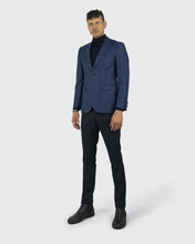 Load image into Gallery viewer, VINCENT &amp; FRANKS VFFJJ950 BLUE JAQUARD JACKET
