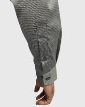 Load image into Gallery viewer, VINCENT &amp; FRANKS S19CH0137 CHARCOAL HERRINGBONE TWILL SLIM SC SHIRT

