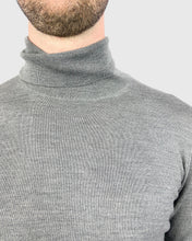 Load image into Gallery viewer, VISCONTI W23R GREY WOOL ROLL NECK / POLO NECK
