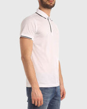 Load image into Gallery viewer, KARL LAGERFELD 755001 SS WHITE POLO
