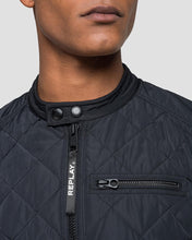 Load image into Gallery viewer, REPLAY M800083110098 BLACK BIKER JACKET
