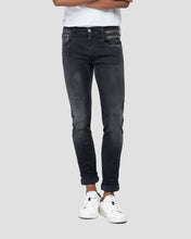 Load image into Gallery viewer, REPLAY M91466106B009 BLACK ANBASS HYPERFLEX JEANS
