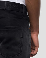 Load image into Gallery viewer, REPLAY M914661S04 BLACK ANBASS HYPERFLEX JEANS
