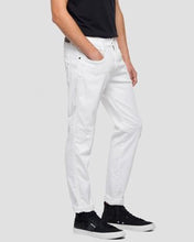 Load image into Gallery viewer, REPLAY M9148166180001 WHITE ANBASS HYPERFLEX JEANS
