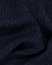 Load image into Gallery viewer, VINCENT &amp; FRANKS S2118033/3 NAVY PIN-STRIPE SLIM TROUSER
