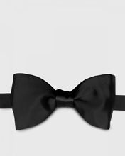 Load image into Gallery viewer, FRANCESCO TOME TYOFT-01 SELF TIE PLAIN BLACK SILK BOW
