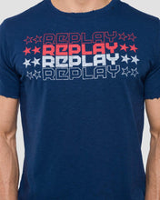 Load image into Gallery viewer, REPLAY M37402660 STARS CREW T-SHIRT
