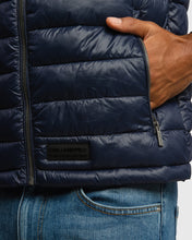 Load image into Gallery viewer, KARL LAGERFELD 505091 NAVY PUFFER VEST
