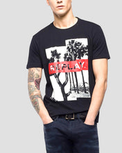 Load image into Gallery viewer, REPLAY M37362660 BLACK CREW T-SHIRT
