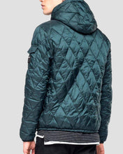 Load image into Gallery viewer, REPLAY M800183406 FOREST GREEN HOODED JACKET
