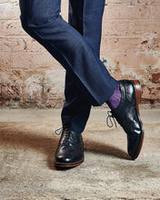 Load image into Gallery viewer, PANTHERELLA 5614 PAN NAVY SOCKS
