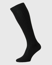 Load image into Gallery viewer, PANTHERELLA 5614 PAN BLACK SOCKS
